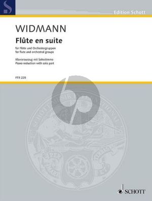 Widmann Flute en Suite Flute and Orchestral Groups (piano reduction by Erich Hermann)