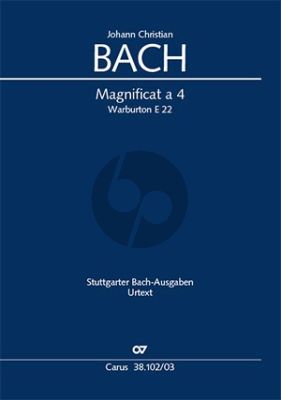 Bach Magnificat a 4 Warb. E 22 Soli-Chor-Orchester (Klavierauszug)