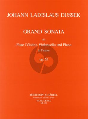 Dussek Grand Sonata F-Major Op.65 for Flute, Violoncello and Piano (D. Lasocki)