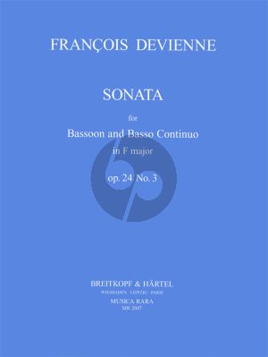 Devienne Sonata f-minor Op.24 No.3 Bassoon-Bc (Klaus Hubmann)