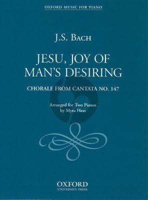 Bach Jesu Joy of Man's Desiring (Chorale from Cantata No.147) (Hess) (2 Piano's)