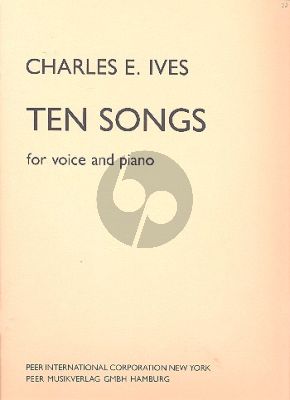 Ives 10 Songs Voice-Piano