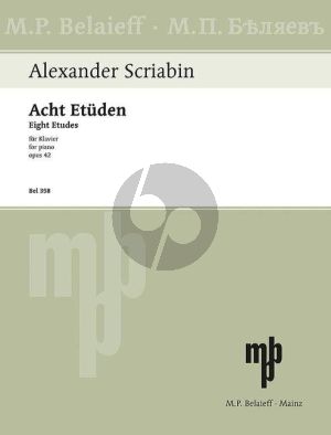 Scriabin 8 Etuden Op. 42 Klavier