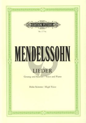 Mendelssohn Samtliche Lieder Hoch