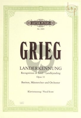 Landerkennung Op.31 (Baritone-Male Choir-Orch.)