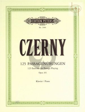 125 Fortschreitende Passage Ubungen Op.261 fur Klavier