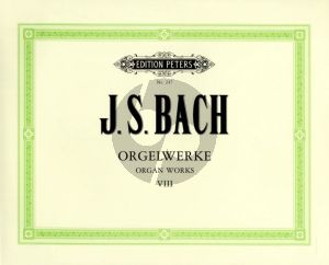 Bach Orgelwerke Vol.8 (Peters-Urtext)