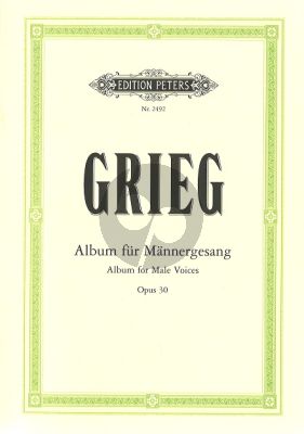Grieg Album fur Mannergesang op.30