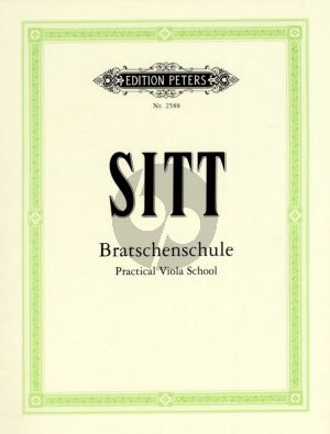 Sitt Praktische Bratschenschule / Practical Viola School (Herausgeber Carl Herrmann)