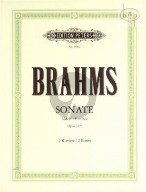 Sonate f-moll op.34 /bis Partitur