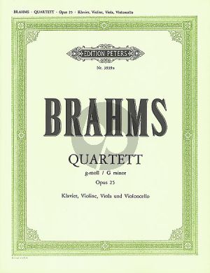 Quartett g-moll Op.25 Vi.-Va.-Vc.-Piano