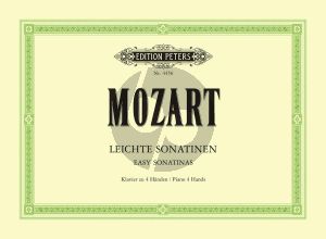 Mozart Easy Sonatinas /Leichte Sonatinen for Piano 4 Hands (Bearbeitet von Kurt Herrmann)