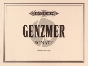 Genzmer Sonate GeWV 419 Posaune und Orgel (1977)