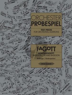 Orchester Probespiel Fagott / Kontrafagott (Kolbinger-Rinderspacher)