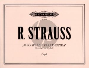 Strauss Also sprach Zarathustra Einleitungs- und Schlussteil Op.30 bearbeitet fur Orgel (Hans Georg Pfluger)