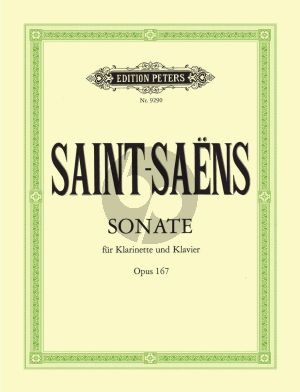 Saint-Saens Sonate Op. 167 Klarinette und Klavier (Rainer Zimmermann)