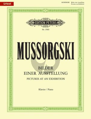 Mussorgsky Bilder einer Ausstellung Klavier (Urtext) (Hellmundt) (Peters)