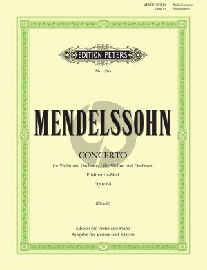 Mendelssohn Konzert e-moll Op.64 Violine und Klavier (Carl Flesch)