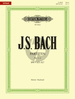 Bach 6 Partiten Vol.1 (No.1-3) BWV 825-827 Klavier (Kurt Soldan)