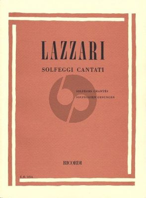 Lazzari Solfeggi Cantati