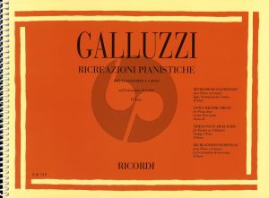 Galluzzi Ricreazioni Pianistiche Vol. 2 for Piano 4 Hands (Little Melodic Pieces)