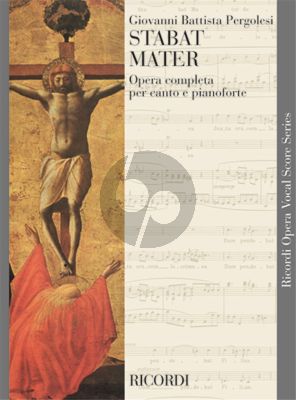 Pergolesi Stabat Mater Soprano-Contralto-String Orch.- Organ) Vocal Score (lat.) (Ricordi)