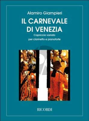 Giampieri Il Carnavale di Venezia for Clarinet and Piano