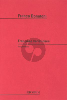 Donatoni Francoise Variationen No. 1 - 28 Piano