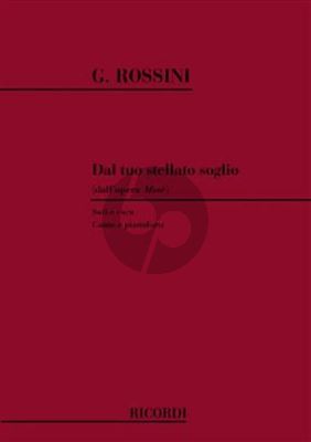 Rossini Dal Tuo Stellato Soglio (4 Voices Solo-Choir) (Mose)