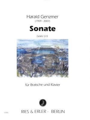 Genzmer Sonate No. 1 GeWV 219 Viola und Klavier