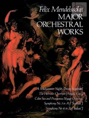 Major Orchestral Works Fullscore