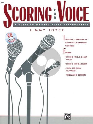 Joyce Scoring for Voice (Bk-Cd)