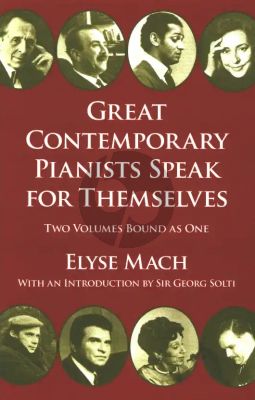 Mach Great Contemporary Pianists Speak For Themselves (Paperback 480 Pages)