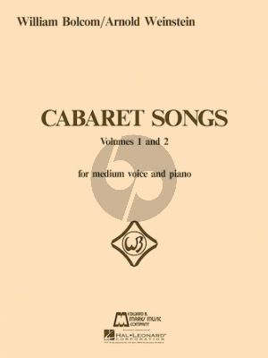 Bolcom Cabaret Songs Vol.1-2 (Medium Voice)