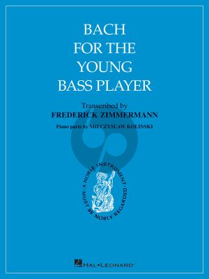 Bach for the Young Bass Player (Double Bass and Piano) (Frederick Zimmermann and Mieczyslaw Kolinski)