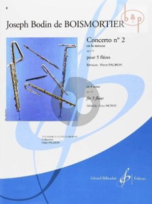 Concerto Op.15 No.2 a-minor (5 Flutes)