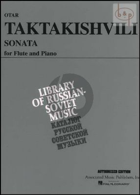 Taktaktishvili Sonata for Flute and Piano (edited by Louis Moyse)