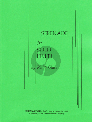 Glass Serenade for Flute Solo