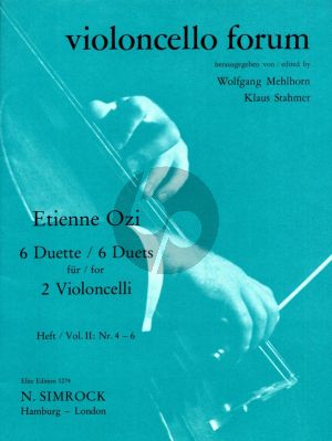 Ozi 6 Duets Vol.2 No. 4 - 6 2 Violoncellos (Stahmer-Mehlhorn)