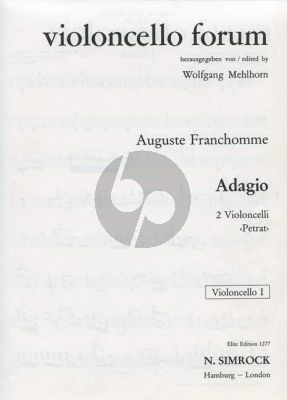 Franchomme Adagio G-dur 2 Violoncellos (ed. Wolfgang Mehlhorn)