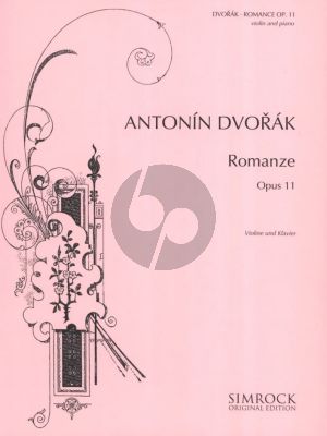 Dvorak Romance Op.11 for Violin and Piano