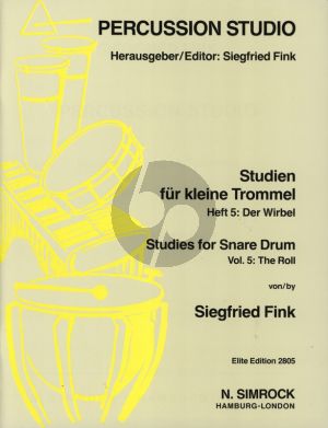 Fink Studies for Snare Drum Vol. 5 The Roll (Percussion Studio)