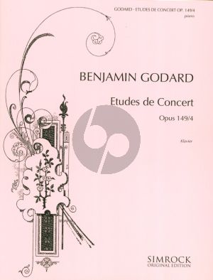 Godard Etudes de Concert Op.149 Vol.4 Piano (Simrock Original Edition)