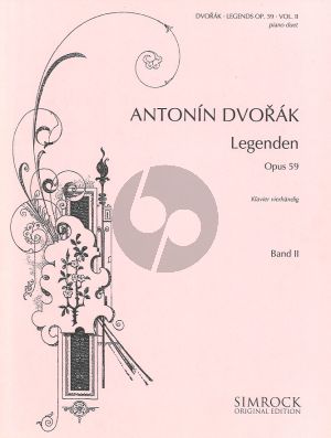 Dvorak Legends Op.59 Vol.2 for Piano 4 Hands