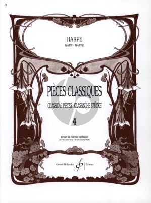 Album Pieces Classiques vol.4 Harpe (Le Dentu) (Moyenne Dificulte)