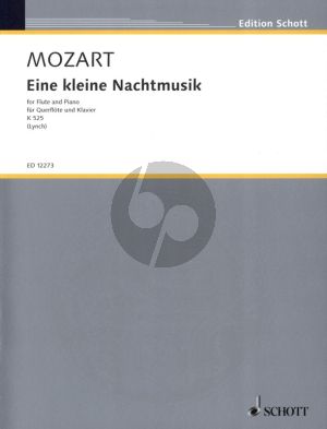 Mozart Eine kleine Nachtmusik KV 525 Flute-Piano (arr. Charles Peter Lynch)