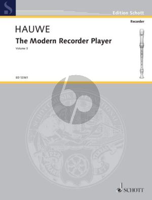 Hauwe The Modern Recorder Player Vol.3 Treble Recorder (engl.)