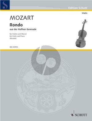 Mozart Rondo (aus Haffner-Serenade KV 250) Violine-Klavier (Fritz Kreisler) (Grade 5)