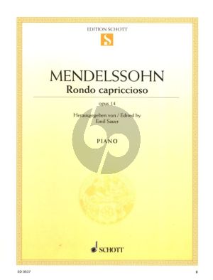 Mendelssohn Rondo Capriccioso Op.14 Klavier (Emil von Sauer)