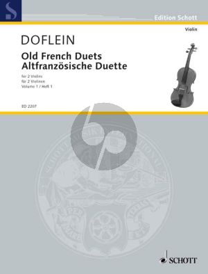 Album Altfranzosische Duette Vol.1 fur 2 Violinen (Doflein) Spielpartitur (Grade 2)